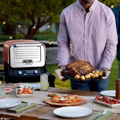 Ninja Woodfire 8-in-1 Outdoor Oven - OO101 2 Ninja Woodfire 8-in-1 Outdoor Oven - OO101 - Image 2