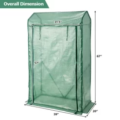 Costway 39'' X 20'' X 67'' Walk-in Garden Greenhouse Hot House Tomato Plant Warm House -Quality Garden Outdoor Store GUEST 795390eb 359c 4c05 89e5 f0cd2d6d3402