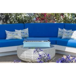 Loom X 28" Tabletop Gas Fire Pit Blossom Series - Sky - Ukiah