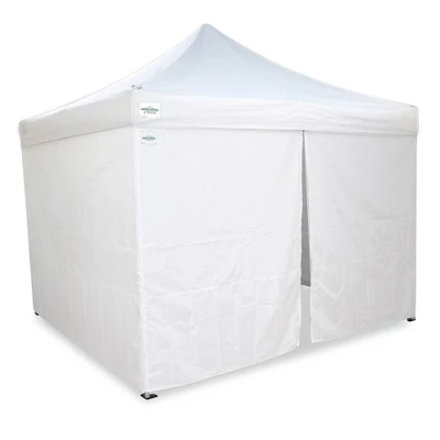 Caravan Canopy V-Series 10 X 10' 2 Straight Leg Sidewall Kit & V-Series II 10 X 10' Entry Level Angled Leg Instant Canopy For Recreational Uses 1 Caravan Canopy V-Series 10 X 10' 2 Straight Leg Sidewall Kit & V-Series II 10 X 10' Entry Level Angled Leg Instant Canopy For Recreational Uses