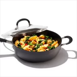 OXO 3qt Non-Stick Chef's Pan With Lid And Helper Handle Black