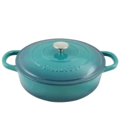 Crock-Pot Artisan 5 Qt Braiser Pan With Lid In Teal Ombre -Quality Garden Outdoor Store GUEST 7c8a14ac 602f 4dd5 a65b 6bfb14f38ef6