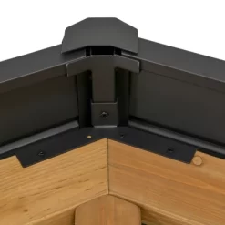 Outsunny 11x13 Hardtop Gazebo With Wooden Frame, Permanent Metal Roof Gazebo Canopy With Ceiling Hook For Garden, Patio, Backyard -Quality Garden Outdoor Store GUEST 7d91f4d9 56db 482d aff2 f79bc73122d2