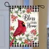 Collections Etc Cardinal Bless This Home Double-Sided Garden Flag