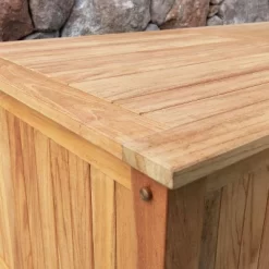 Sherwood Teak Storage Deck Box - Light Brown - Cambridge Casual -Quality Garden Outdoor Store GUEST 7e441744 d029 4874 9e19 14f7d5ebc825