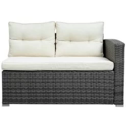 4pc Wicker Patio Set With Large Storage Box & Cushions - Gray/Beige - GODEER 11 4pc Wicker Patio Set With Large Storage Box & Cushions - Gray/Beige - GODEER -Quality Garden Outdoor Store GUEST 80db2293 a3c5 4fa0 a4e4 ff92db529720