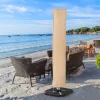 Costway Parasol Offset Cantilever Umbrella Cover 11ft Zipper Fiberglass Rod Outdoor