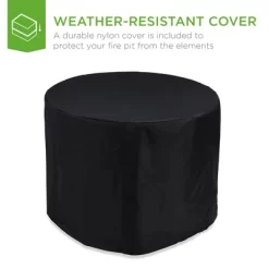 Best Choice Products 32in Round Fire Pit Table, 50,000 BTU Outdoor Wicker Patio Firepit W/ Cover, Tank Holder -Quality Garden Outdoor Store GUEST 831a3086 7115 4883 af6c 015325df245c