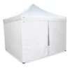 Caravan Canopy V-Series 10 X 10' 2 Straight Leg Sidewall Kit And M-Series Pro 2 10 X 10 Foot Shade Tent With Roller Bag For Recreational Use