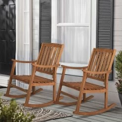 Perry Classic Slat-Back Acacia Wood Patio Outdoor Rocking Chair - JONATHAN Y 13 Perry Classic Slat-Back Acacia Wood Patio Outdoor Rocking Chair - JONATHAN Y -Quality Garden Outdoor Store GUEST 8599ca74 fb34 4484 89e9 4168088ae14c