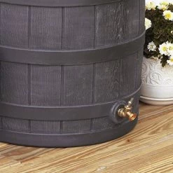 Good Ideas Rain Wizard 50 Gallon Plastic Rain Barrel Water Collector With Brass Spigot -Quality Garden Outdoor Store GUEST 869a5b58 6890 45a9 82c7 eee28116f98e
