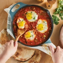 Rachael Ray Premium RUST-RESISTANT Cast Iron Skillet 10" Agave Blue -Quality Garden Outdoor Store GUEST 89c87f6b e0ba 4f35 9b39 d6f7bd7f056d