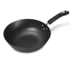 Starfrit Light Nonstick Cast Iron Wok With Bakelite Handle (10-In.)