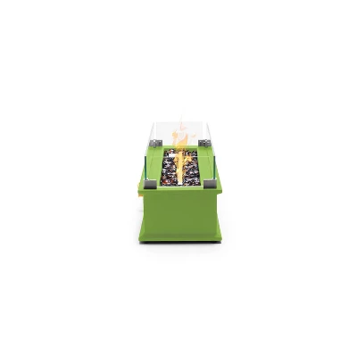 Loom X 28" Tabletop Gas Fire Pit Blossom Series - Lime - Ukiah 2 Loom X 28" Tabletop Gas Fire Pit Blossom Series - Lime - Ukiah - Image 2