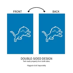 Evergreen NFL Detroit Lions Applique House Flag 28 X 44 Inches Outdoor Decor For Homes And Gardens -Quality Garden Outdoor Store GUEST 8cd51bf7 889e 437d aea5 84e6df5b17b9