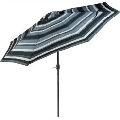 Sunnydaze Decor Sunnydaze Outdoor Aluminum Patio Umbrella, Tilt, And Crank - 9' -Quality Garden Outdoor Store GUEST 8cf671e8 71d3 4da1 9bea 48e7669fc80a