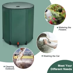 Costway 53 Gallon Portable Rain Barrel Water Collector Collapsible Tank W/Spigot Filter -Quality Garden Outdoor Store GUEST 8e49f311 aa70 44c0 99e1 37822e679eb6