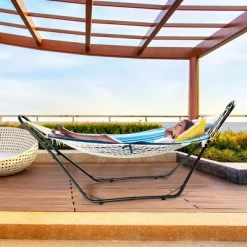 Costway Hammock Stand Heavy Duty Steel Frame Hanging Hooks Indoor Outdoor -Quality Garden Outdoor Store GUEST 8f9cefdb 1cda 49f0 aaff 4c1fff44b4ee