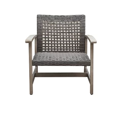 Monterosso 2pc Wood & Rattan Outdoor Patio Loveseat & Coffee Table Set - DUKAP 3 Monterosso 2pc Wood & Rattan Outdoor Patio Loveseat & Coffee Table Set - DUKAP - Image 3