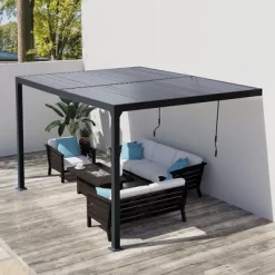 Aoodor Outdoor Louvered Pergola Adjustable Louvered Sloping Roof Wall-Mounted Pergola 17 Aoodor Outdoor Louvered Pergola Adjustable Louvered Sloping Roof Wall-Mounted Pergola -Quality Garden Outdoor Store GUEST 9106a932 a2c7 4c94 a360 737a2eda0c00