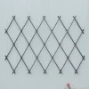 Achla Designs 43" Traditional Wall Mounted Lattice Iron Garden Trellis Graphite Powder Coat Finish