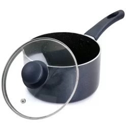 Oster® Oster Anetta 1.5 Quart Aluminum Nonstick Saucepan In Navy Blue -Quality Garden Outdoor Store GUEST 91f8693c 347a 400f 9929 b9f2a87eabf7