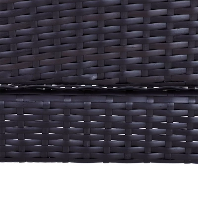 Outsunny Rattan Wicker Bar Set For 3 PCS With Ice Buckets, Patio Furniture With 1 Bar Table And 2 Bar Stools For Poolside, Backyard, Porches 5 Outsunny Rattan Wicker Bar Set For 3 PCS With Ice Buckets, Patio Furniture With 1 Bar Table And 2 Bar Stools For Poolside, Backyard, Porches - Image 5