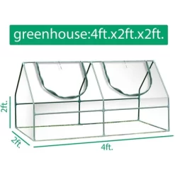 Aoodor Mini 4 Ft. X 2 Ft. X2 Ft. Greenhouse Zipper Doors 10 Aoodor Mini 4 Ft. X 2 Ft. X2 Ft. Greenhouse Zipper Doors -Quality Garden Outdoor Store GUEST 93843911 caec 4971 b748 6c71abe1128e