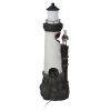 Sunnydaze Decor Sunnydaze 36"H Electric Polyresin Gull's Cove Lighthouse Outdoor Water Fountain With LED Light