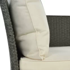 6pc Outdoor Wicker Set With Loveseats, Sofa, Chair, Coffee Table & Bench - Beige - GODEER -Quality Garden Outdoor Store GUEST 96f4f865 7d22 4bd7 9a61 ded70be0864d