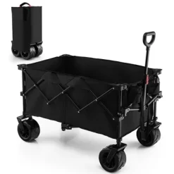 Costway Folding Collapsible Wagon Utility Garden Cart W/ Wide Wheels Adjustable Handle 21 Costway Folding Collapsible Wagon Utility Garden Cart W/ Wide Wheels Adjustable Handle -Quality Garden Outdoor Store GUEST 974f62d2 2b68 4e50 a48d 0b5d4a326206