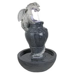 Design Toscano The Viper Dragon Sculptural Fountain - Gray -Quality Garden Outdoor Store GUEST 9931fde2 d463 4016 9cb7 db9d4b1c8f38