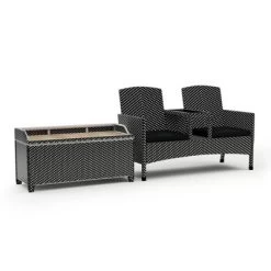 2pc Maksville Aluminum Patio Loveseat & Storage Bench - MiBasics 24 2pc Maksville Aluminum Patio Loveseat & Storage Bench - MiBasics -Quality Garden Outdoor Store GUEST 99a5bd5b c817 4f77 b049 4674d1d532e3