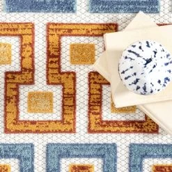 NuLOOM Rochel Mediterranean Indoor/Outdoor Area Rug -Quality Garden Outdoor Store GUEST 99a92a3c 64b4 4a88 a5cb 82a5005ccd81