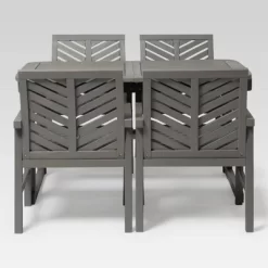 5pc Slatted Extendable Acacia Wood Patio Dining Set - Saracina Home 17 5pc Slatted Extendable Acacia Wood Patio Dining Set - Saracina Home -Quality Garden Outdoor Store GUEST 99bbc339 5382 45b6 9821 1dac64db2b81