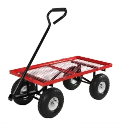 Sunnydaze Decor Sunnydaze Outdoor Lawn And Garden Heavy-Duty Durable Steel Mesh Utility Wagon Cart With Removable Sides -Quality Garden Outdoor Store GUEST 99e9a833 4118 444f 9151 3a2dd6e9c8fa