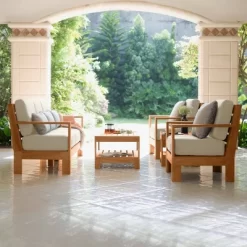 Logan Outdoor Teak Wood Coffee Table - Cambridge Casual -Quality Garden Outdoor Store GUEST 9a38cc5a a6ce 481e a9f5 943c601ee78e