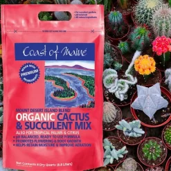 Coast Of Maine Indoor Outdoor Mount Desert Island Blend Organic Cactus And Succulent Potting Soil Mix With Beneficial Nutrients, 8 Quart Bag -Quality Garden Outdoor Store GUEST 9a9254bc 67bb 4f52 aa3d b3215eecbbf3