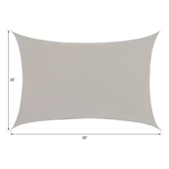 Outsunny 20' X 16' Rectangle Patio Sun Sail Shade Canopy Cloth -Quality Garden Outdoor Store GUEST 9bb07eb2 191b 4ab6 ac33 51539698ade7