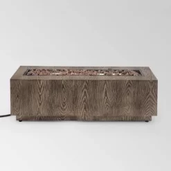 Wellington 48" Rectangular Iron Gas Fire Pit With Tank Holder - Brown - Christopher Knight Home 22 Wellington 48" Rectangular Iron Gas Fire Pit With Tank Holder - Brown - Christopher Knight Home -Quality Garden Outdoor Store GUEST 9bd7bb88 fde4 4459 a266 f5cab1a46cf0