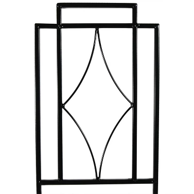 Sunnydaze Decor Sunnydaze Contemporary Metal Wire Garden Trellis For Climbing Plants And Flowers - 30" H - Black - 2-Pack 2 Sunnydaze Decor Sunnydaze Contemporary Metal Wire Garden Trellis For Climbing Plants And Flowers - 30" H - Black - 2-Pack - Image 2