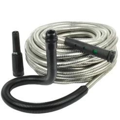 Bernini 75' Metal Garden Hose With Flex End Watering Wand