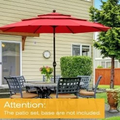 Aoodor Garden Market Umbrella - Outdoor Patio Umbrella Round -Quality Garden Outdoor Store GUEST 9d3dafb6 1023 44ae 8005 5788dd72e690