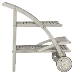 Lodi Tea Cart - Gray - Safavieh