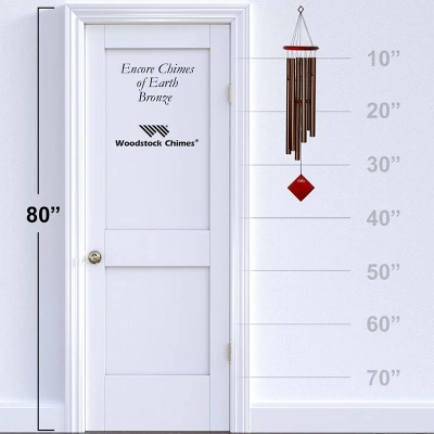 Woodstock Wind Chimes Encore Collection, Chimes Of Earth, 37'', Wind Chimes For Outdoor, Patio, Home Or Garden Decor 2 Woodstock Wind Chimes Encore Collection, Chimes Of Earth, 37'', Wind Chimes For Outdoor, Patio, Home Or Garden Decor - Image 2