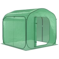 Outsunny 7' X 7' X 6' Portable Walk-in Greenhouse, Pop-up Setup, Outdoor Garden Canopy Hot House, Zipper Door -Quality Garden Outdoor Store GUEST 9f67e8dc f553 4d5c a9f9 38e99f465490