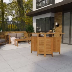 Patio Bar Table Teak - Olivia & May -Quality Garden Outdoor Store GUEST a01bcf80 e75d 43c4 bc3a 33c468183dfb