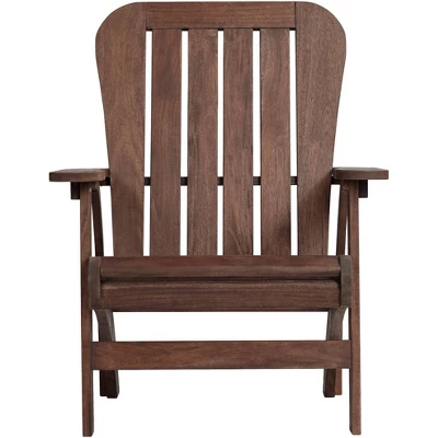 Teal Island Designs Dylan Dark Wood Outdoor Adirondack Chair 4 Teal Island Designs Dylan Dark Wood Outdoor Adirondack Chair - Image 4