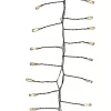 Kurt Adler 7.8-Foot 240-Light Twinkle Warm White LED Fairy Light Cluster Garland
