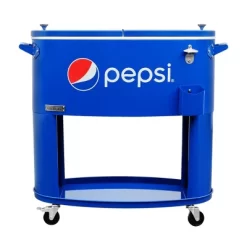 Permasteel 80qt Pepsi Oval Sporty Outdoor Cooler Cart -Quality Garden Outdoor Store GUEST a4899902 9ac6 4911 91a9 ca379dc66c40